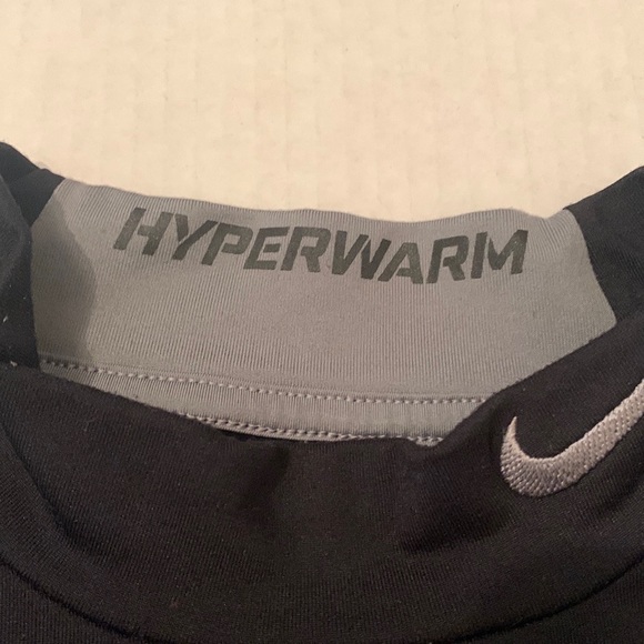 Nike Pro Combat Dri-Fit Fitted Long Sleeve Mens Black Shirt Size Small - Picture 4 of 8